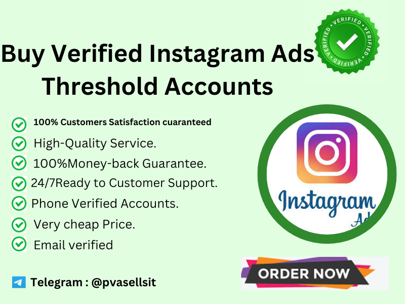 Buy Verified Instagram Ads Threshold Accounts #BuyVerifiedInstagramAdsThreshold Accounts #seoservice https://pvasellsit.com/product/buy-verified-instagram-ads-threshold-accounts/
